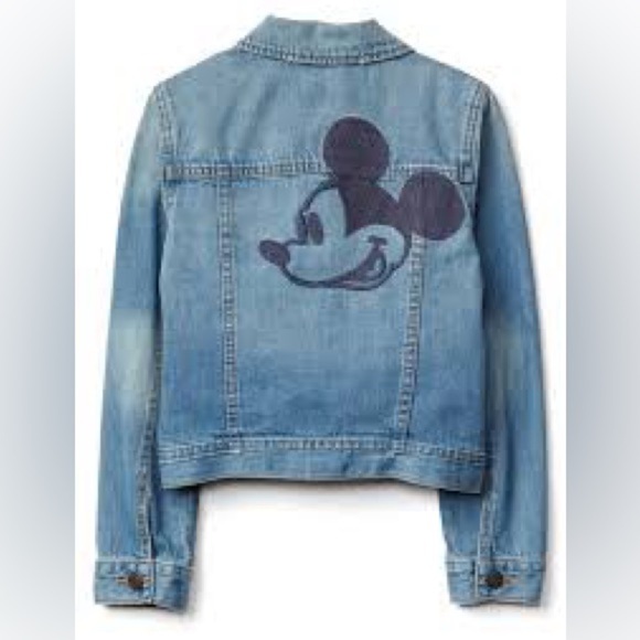 DISNEY GAP MICKEY MOUSE VINTAGE JEAN JACKET - Picture 2 of 4